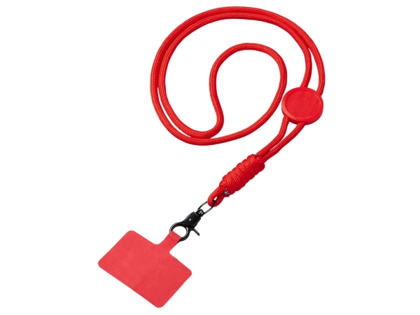 Ремешок на шею для телефона «Нэко», красный