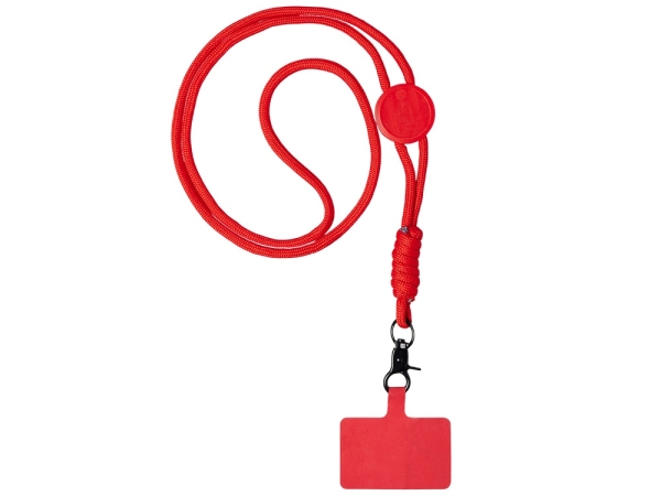 Ремешок на шею для телефона «Нэко», красный