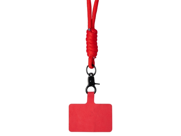 Ремешок на шею для телефона «Нэко», красный