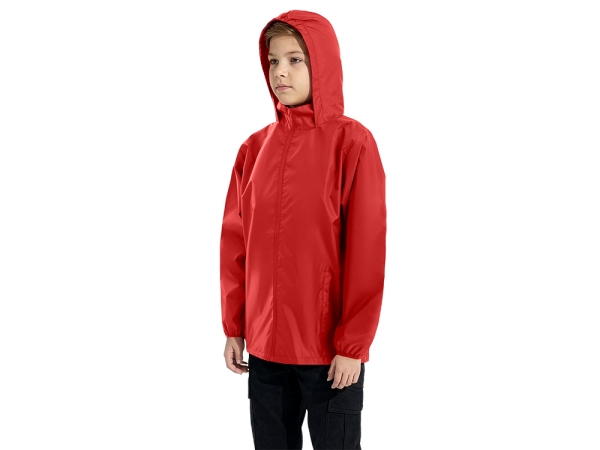 Ветровка "Miami 2.0" детская с чехлом, красный