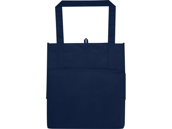 Liberty эко-сумка с прочным днищем объемом 6 л из нетканого материала, переработанного по стандарту GRS, синий navy