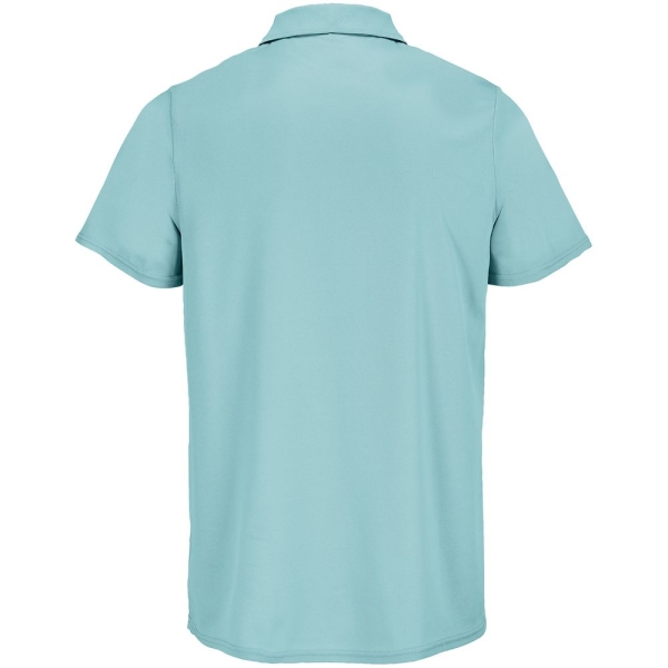 Рубашка поло унисекс Pitcher, голубая (морская волна)