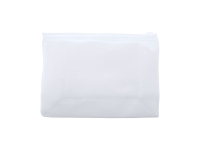 Косметичка CARIBU из прозрачного ПВХ с герметичным замком, белый