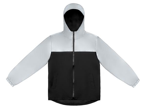 Ветровка светоотражающая «Рефлектор гибрид», светоотражающий/черный