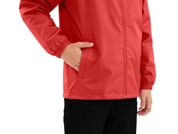 Ветровка "Miami 2.0" детская с чехлом, красный