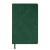 Ежедневник недатированный Muse, зеленый, А5, с декоративной коричневой полосой, блок в линейку