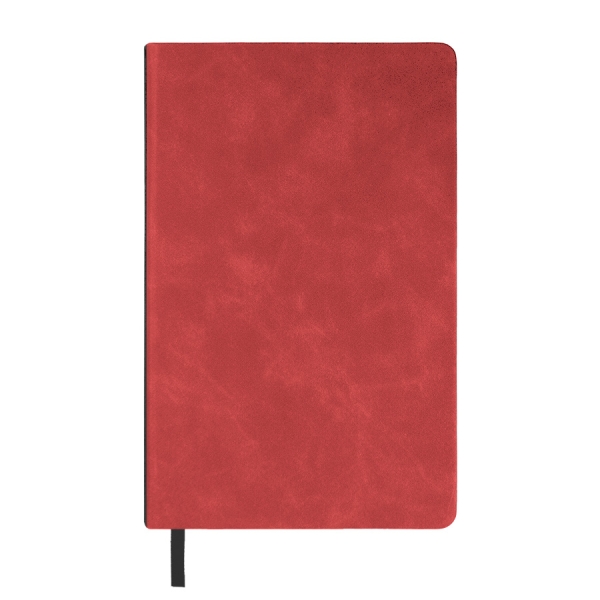 Ежедневник недатированный Muse, зеленый, А5, с декоративной коричневой полосой, блок в линейку