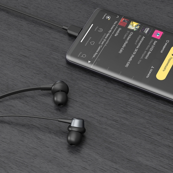 Стереогарнитура Stereo Blaze Type-C, графит, Deppa