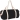 Хлопковая сумка Barrel Duffel, черный/бежевый