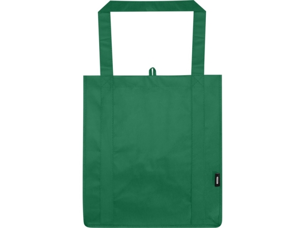 Liberty эко-сумка с прочным днищем объемом 6 л из нетканого материала, переработанного по стандарту GRS, зеленый