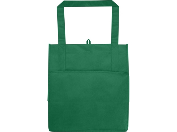 Liberty эко-сумка с прочным днищем объемом 6 л из нетканого материала, переработанного по стандарту GRS, зеленый