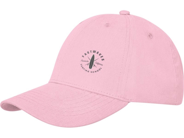 Бейсболка Davis, 6 панелей, light pink