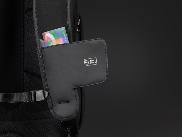 Антикражный рюкзак-трансформер Clickpack Travlo для ноутбука 16", черный