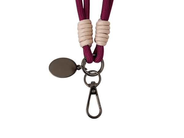 Брелок-браслет "Bohemian", бургунди