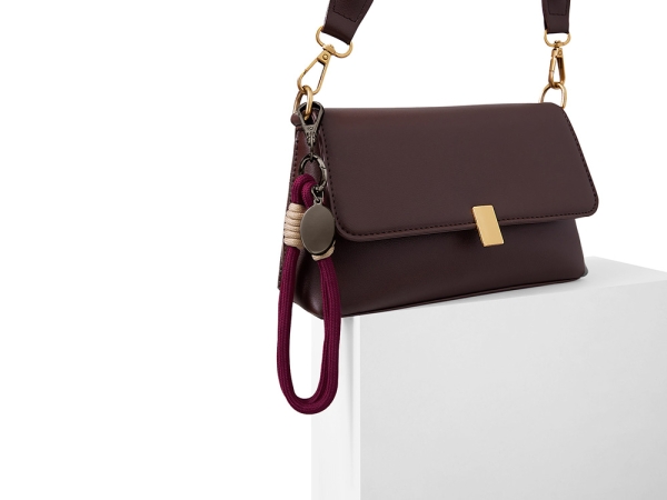 Брелок-браслет "Bohemian", бургунди