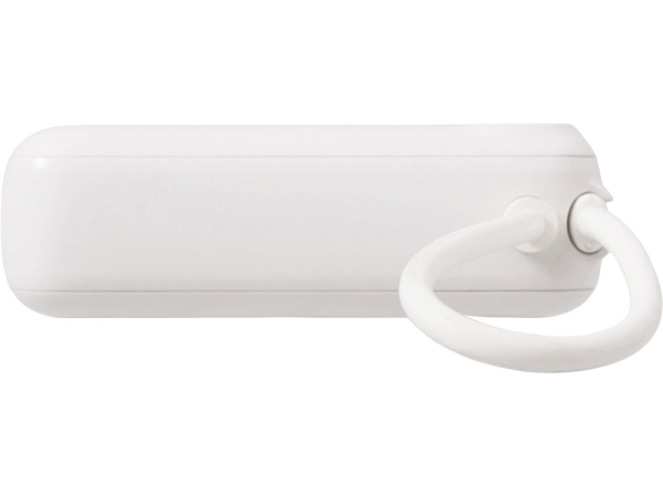 Внешний аккумулятор со встроенным кабелем «Liri», QC/PD, 10000 мАч, теплый белый