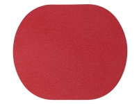 ПАТЧ ОВАЛ nubuk (красный) 6,0 х 5,0 см