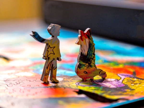 Деревянный пазл "Сказочный принц", 180 деталей