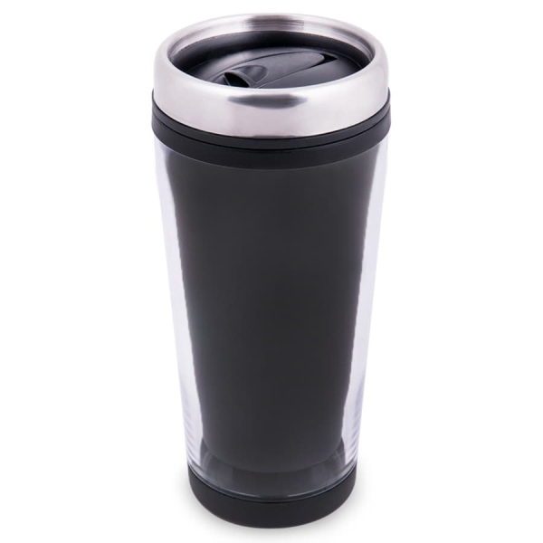 Термокружка DESK под полиграфическую вставку, 350 мл