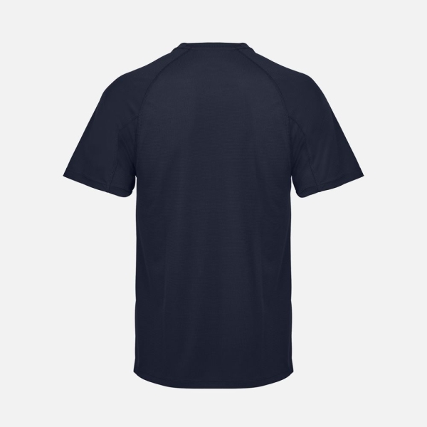 Футболка спортивная унисекс Vortex, темно-синяя