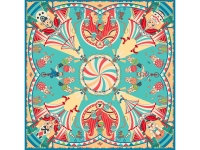 Платок «Русская неваляшка. Праздник»