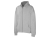 Толстовка оверсайз с капюшоном на молнии «Monaco», серый меланж