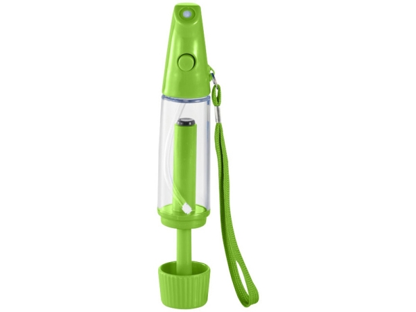 Шапка "PEAK",  зеленый неон/черный, верх: 100% акрил, подкладка: 100% полиэстер