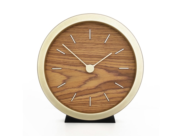 Часы настенные "Gracie" XS, натуральные с золотистым