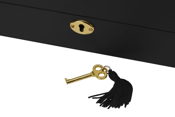 Шкатулка для часов с автоподзаводом «Люцерн», черный матовый