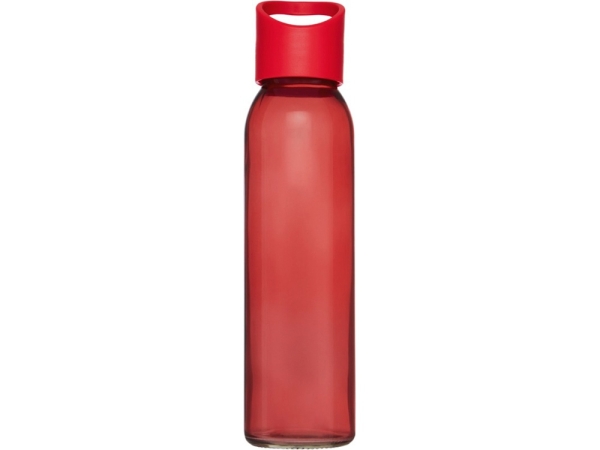 Спортивная бутылка Sky из стекла объемом 500 мл, красный