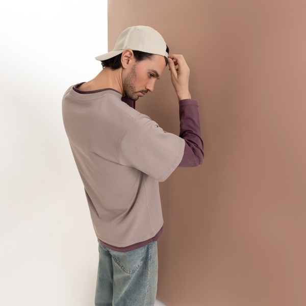 Футболка унисекс RUST NEO, 100% хлопок, 240 гр., бежевый (мокко), размер XL/2XL