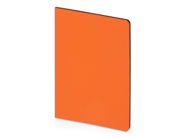 Бизнес-тетрадь А5 "Pragmatic Contrast", 40 листов в клетку, оранжевый с темно-серым срезом