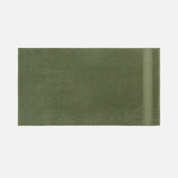 Полотенце махровое Terrychic XL, зеленое