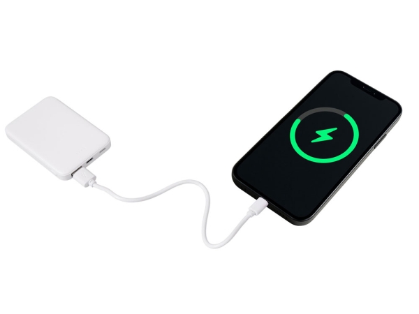 Внешний аккумулятор «Simp», 5000 мАч, белый