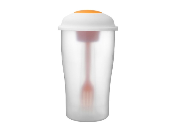 Набор для салата Shakey: салатник, вилка, контейнер для соуса