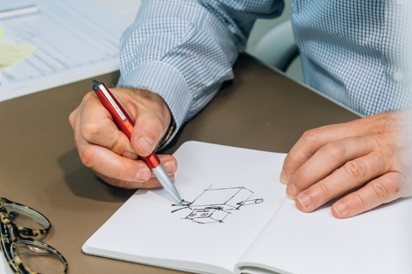 Ручка-роллер Pininfarina PF GO BLACK