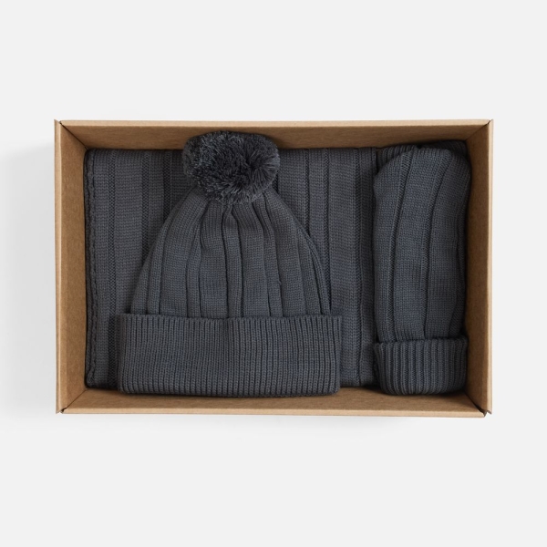 Набор Knit Beat, серый (графит)