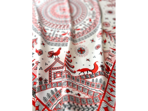 Платок "Мезенская роспись"