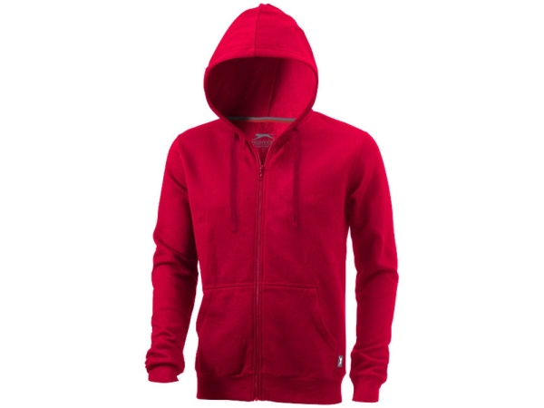 Толстовка Open мужская с капюшоном, красный