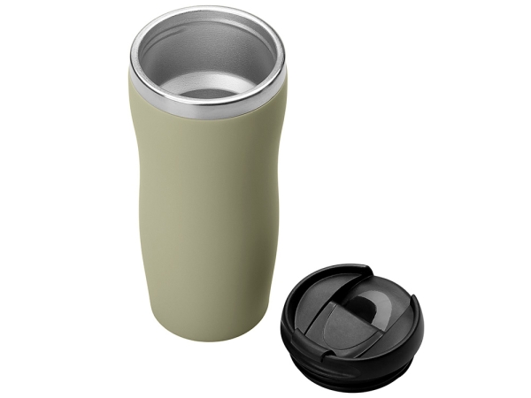 Термокружка "Mony Steel" 350 мл, soft touch, оливковый