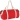 Хлопковая сумка Barrel Duffel, красный/бежевый