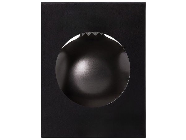 Стеклянный елочный шар "Christmas bauble", черный металлик, с серебристым колпачком в черной коробке