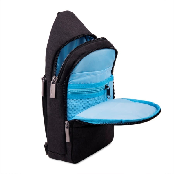 Сумка на плечо CORE, серый, 100% полиэстер