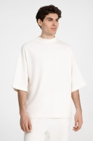 Футболка оверсайз унисекс T9, молочно-белая Футболка оверсайз унисекс T9, молочно-белая