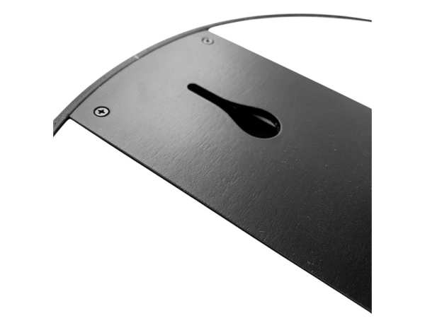 Часы настенные "Lander" S, белые с черным