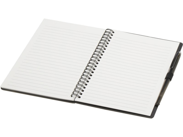 Slate многоразовый набор из блокнота в мягкой обложке и ручки - сплошной черный