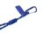 Брелок-веревочка на карабине, синий