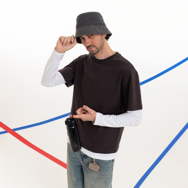 Футболка унисекс RUST NEO, 240 гр., коричневый, размер XS/S