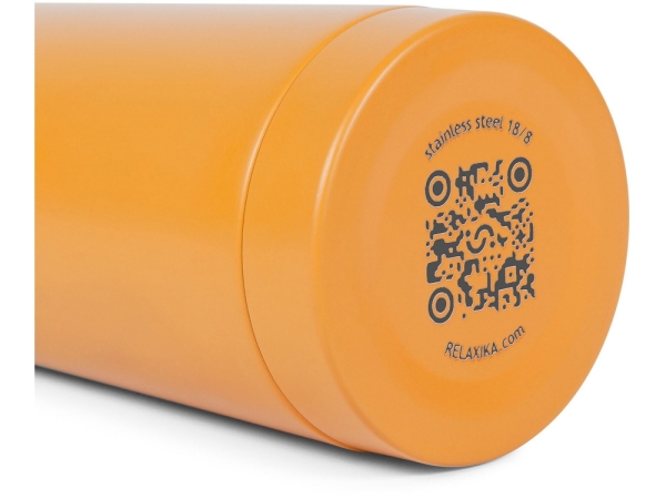 Термос Relaxika 101 (0,5 литра), желтый (без лого)