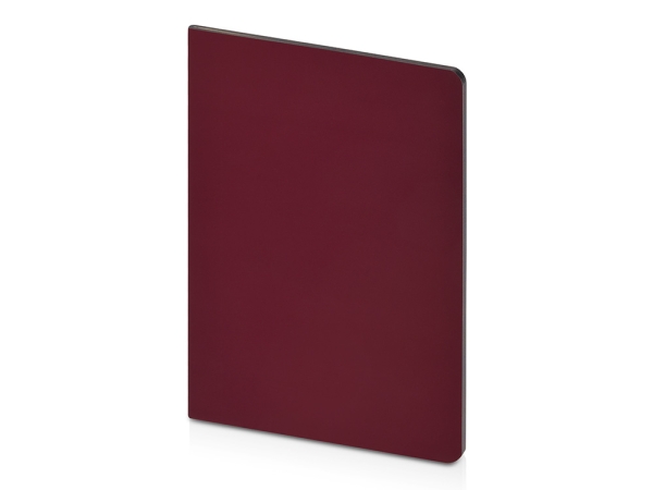 Бизнес-тетрадь А5 "Pragmatic Contrast", 40 листов в клетку, бордовый с темно-серым срезом